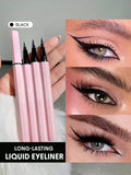 SHEGLAM Traceur pour les yeux liquide Eternal Beauty - Crayon yeux noir mat imperméable, anti-bavure, longue tenue.