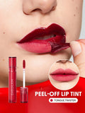 SHEGLAM Peel Talk Teinte à LèVres-Tongue Twister Henna Rouge